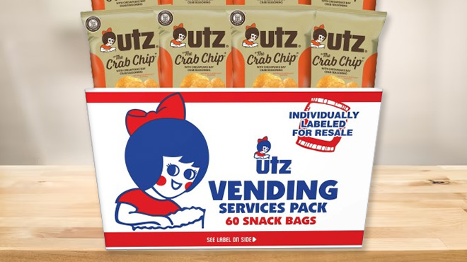 Utz 60 Count The Crab Potato Chips