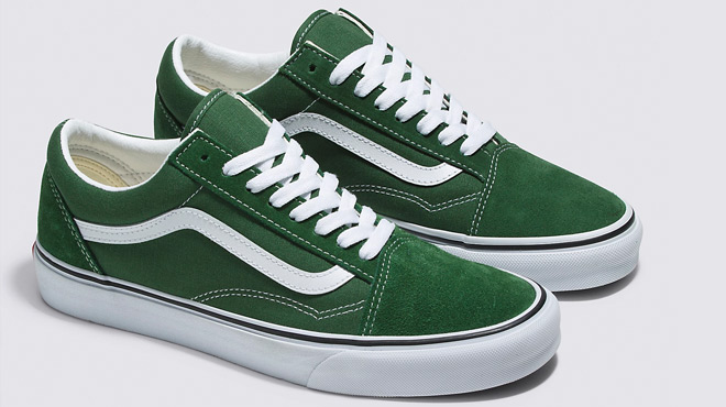 Vans Old Skool Shoes in Green Pastures