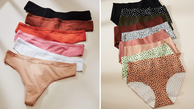 Various Styles of Bare Necessities Panties