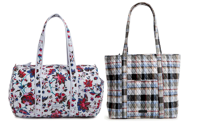 Vera Bradley Barrel Duffel and Vera Tote Bag