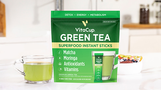 VitaCup VitaCup Green Tea Instant Packets 24 Count