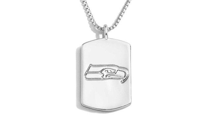 WEAR by Erin Andrews x Baublebar Silver Dog Tag