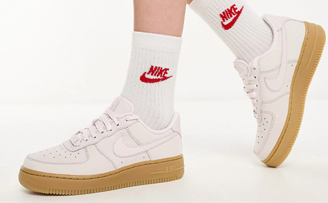 Woman is Wearing Nike Air Force 1 Premium