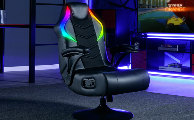 X Rocker Nemesis RGB Gaming Chair in Black Color