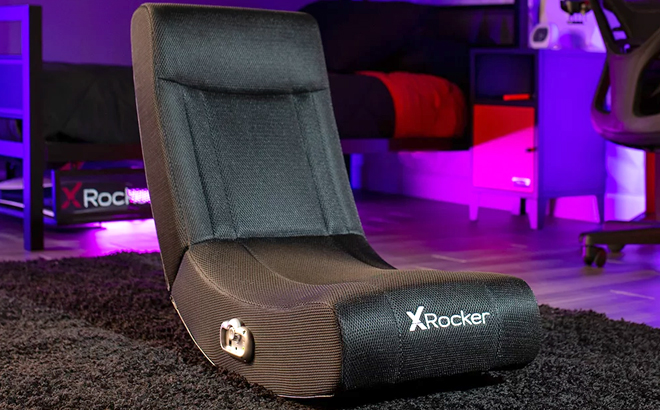 X Rocker Solo RGB Audio Floor Rocker Gaming Chair