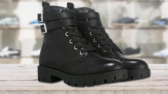 XOXO Kids Arianna Lace Up Combat Boot