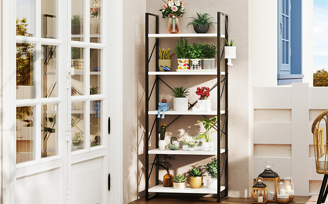 YITAHOME 5 Tiers Modern Bookshelf