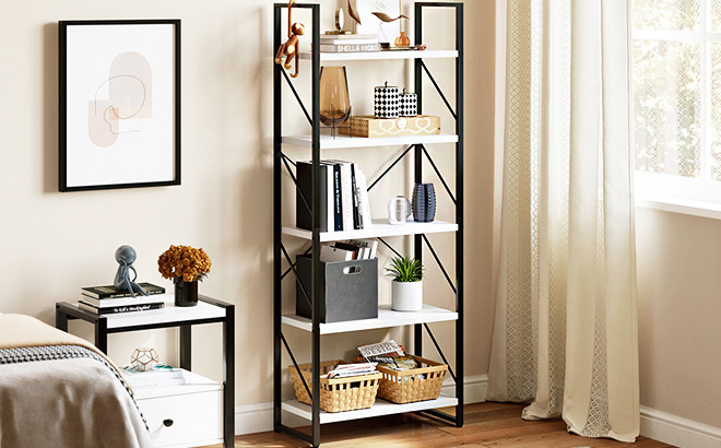 Yitahome 5 Tiers Bookshelf