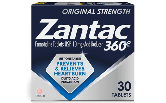 Zantac 30 Count Strength Tablets