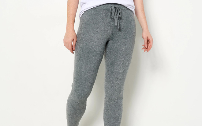 a Woman Wearing Womens CozyChic Lite Easy Joggers