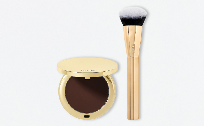 an Image of Tarte Cream Foundation Brush Set