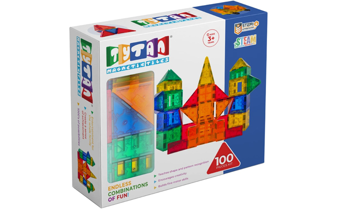 an Image of Tytan Magnetic Tiles 100 Piece Set