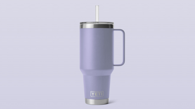 an Image of a YETI 42 Ounce Rambler Mug in Cosmic Lilac Color