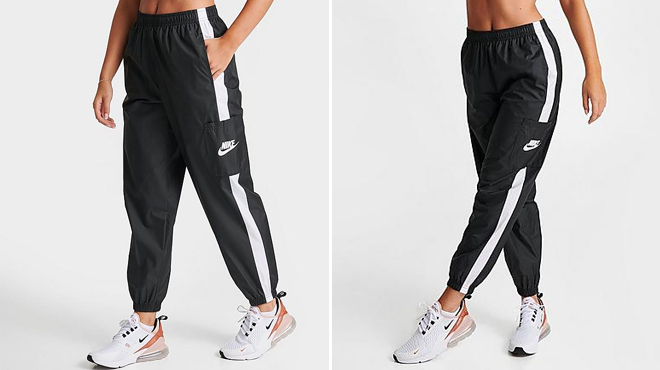 womens nike sportswear essential woven jogger pants