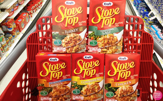 A Variety of Stove Top Stuffing Mix