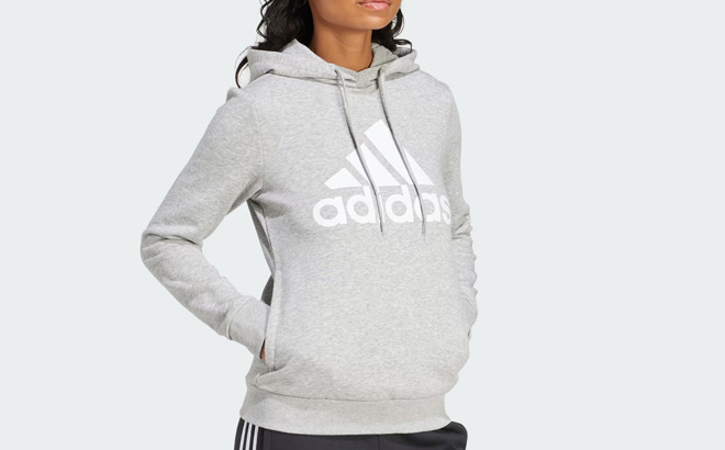 Adidas Essentials Logo Fleece Hoodie