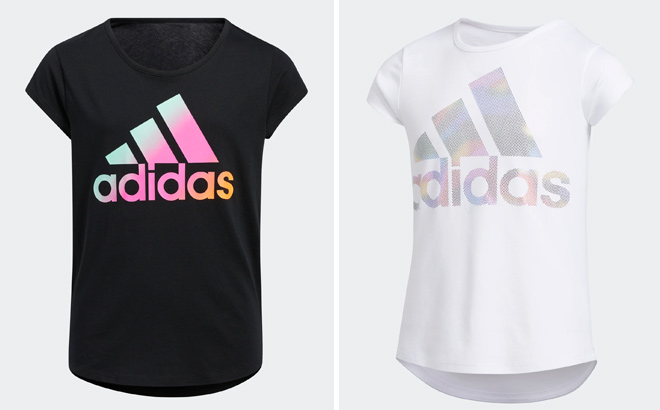 Adidas Kids Rainbow Foil Tee