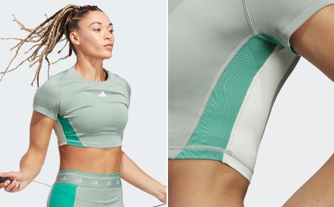 Adidas Training Colorblock Crop Top