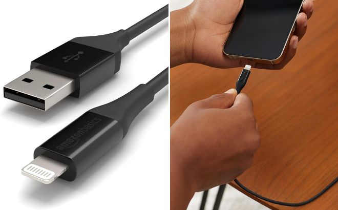 AmazonBasics USB A to Lightning ABS Charging Cable