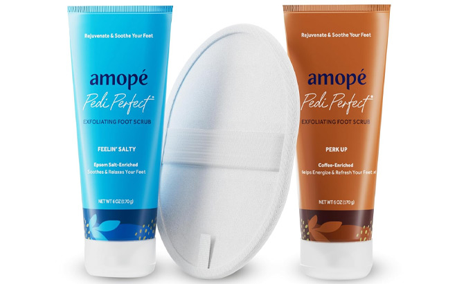 Amope Rejuvenating 3 Piece Foot Scrubs Set