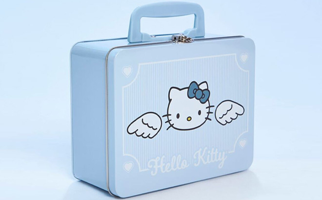 Angel Hello Kitty Lunchbox in Blue Multi Color