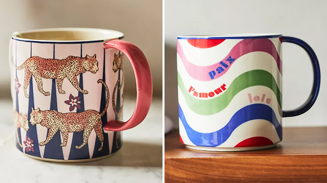 Anthropologie Maeve Mugs