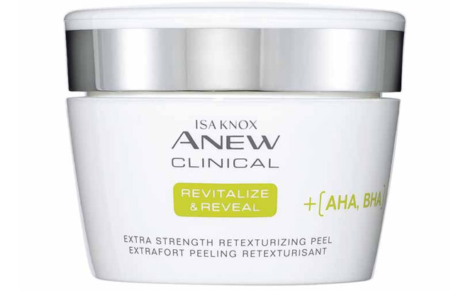 Avon Isa Knox Anew Clinical Revitalize Reveal Extra Strength Retexturizing Peel