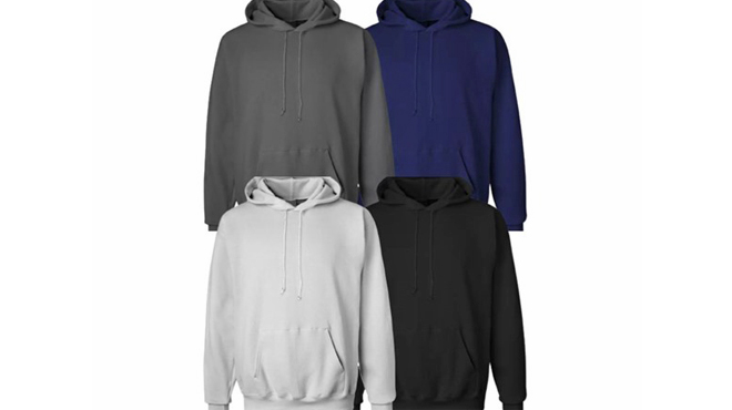 Bello Mens 2 Pack Fleece Pullover Hoodies