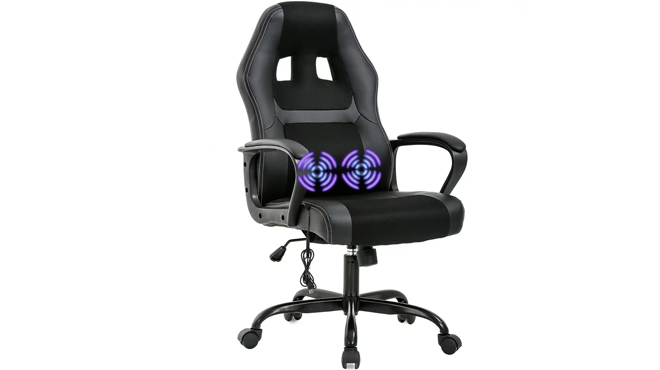 BestOffice Swivel Gaming Chair Black