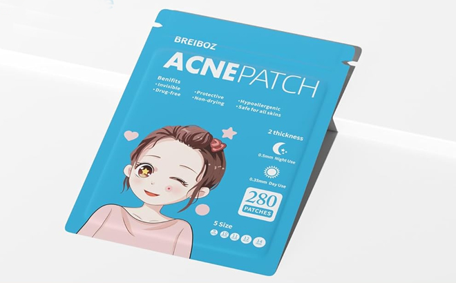 Breiboz Day and Night Acne Pimple Patches for Face
