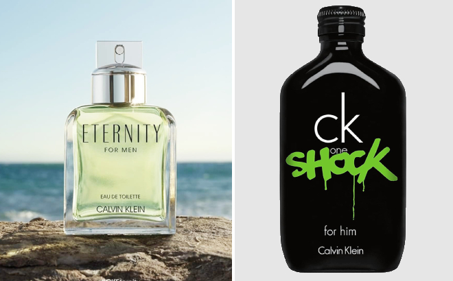 Calvin Klein Eternity and Ck One Shock Mens Spray Perfume