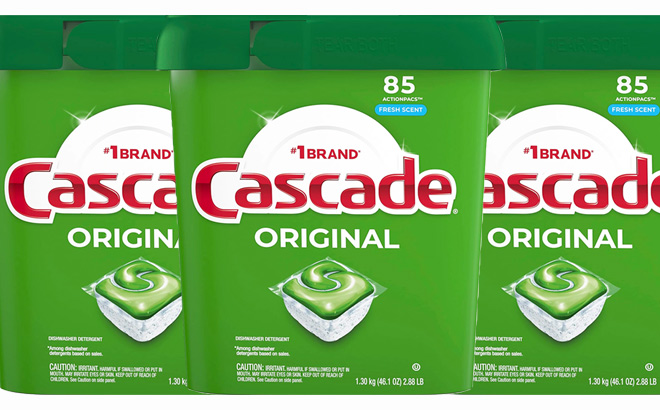 Cascade ActionPacs Dishwasher Detergents