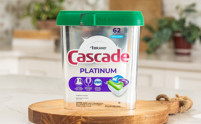 Cascade Platinum Dishwasher Pods Detergent