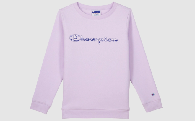 Champion Girls Powerblend Crew Sweatshirt