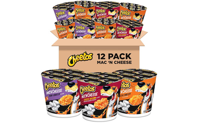 Cheetos Mac Cheese Cups 12 Count Variety Pack