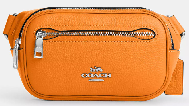 Coach Outlet Mini Belt Bag in Bright Mandarin