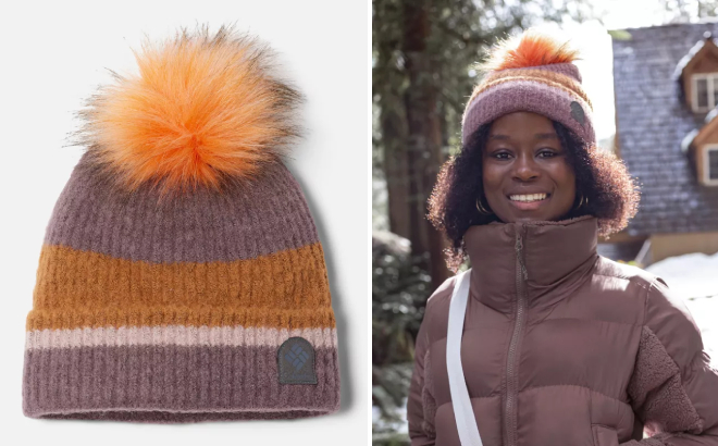 Columbia Winter Blur Pom Pom Beanie