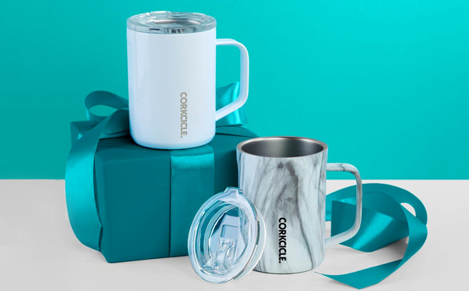 Corkcicle 2 pack Insulated Coffee Mugs with Gift Boxes