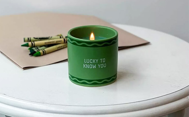 Crayola Lucky to Know You Candle Jar