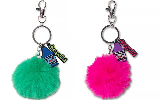 Crayola Pom Pom Key Chain