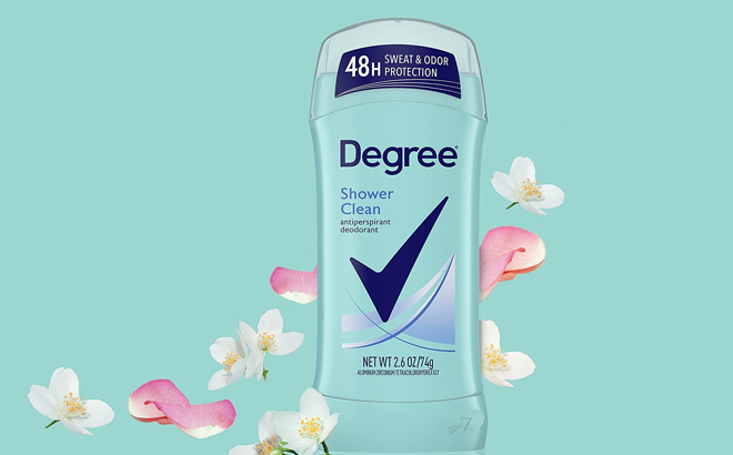 Degree Advanced Antiperspirant Deodorant Shower Clean 48 Hour Sweat Odor Protection Antiperspirant