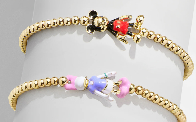 Disney 3D Character Pisa Bracelets in Mickey Mouse and Daisy Duck Characters