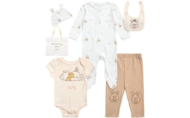 Disney 7 Piece Baby Layette Set