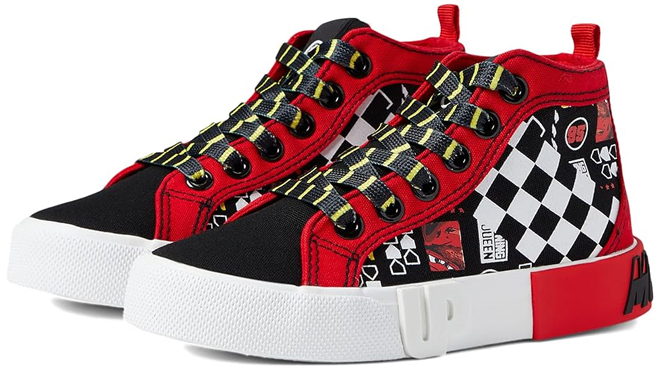 Disney Pixar Cars Lightning McQueen Kids High Top Shoes