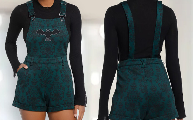 Disney The Haunted Mansion Wallpaper Shortalls 1