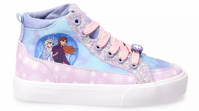 Disneys Frozen Anna Elsa Girls Sneakers