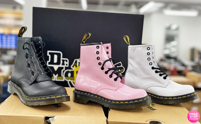 Dr Martens Boots in Three Colors