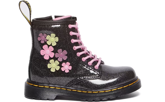 Dr Martens Kids 1460 Boots in Black Color