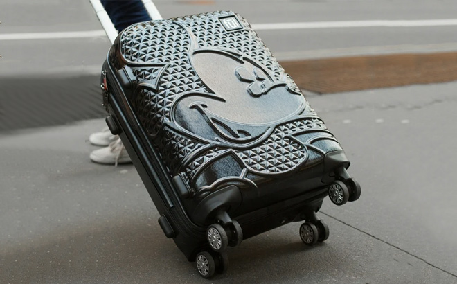 FUL Disney Mickey Mouse 29 Inch Rolling Hardside Luggage