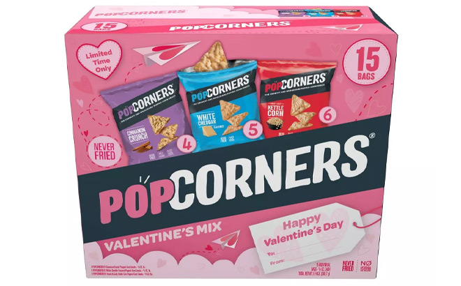 Frito Lay PopCorners Valentines Mix 15 Count